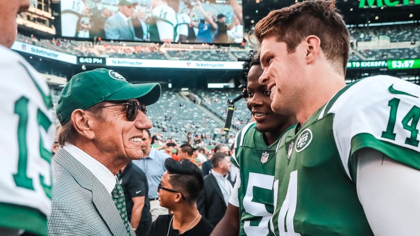 Image result for broadway sam darnold ny jets pics