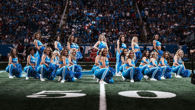 detroit lions cheerleader costume