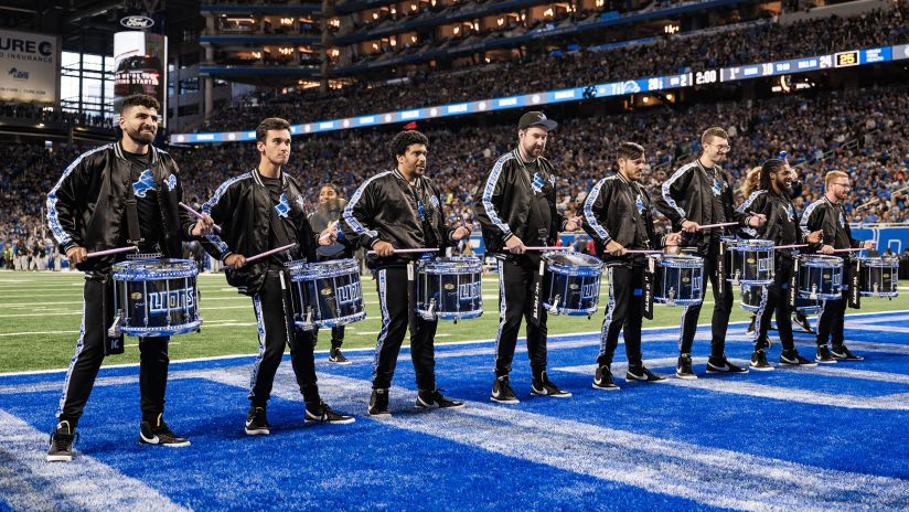 Drumline In Action Vs. Falcons