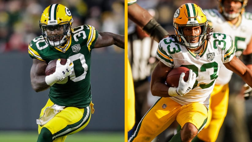 Aaron Jones Jamaal Williams Ready To Be Packers One Two Backfield Punch