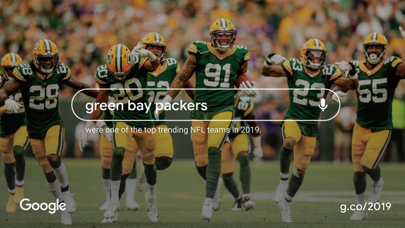 Packers Included In Google Year In Search List