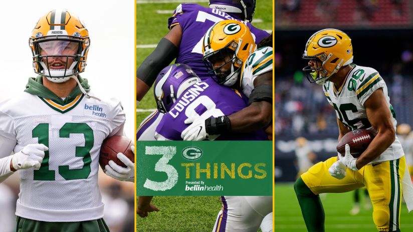 Three Things Allen Lazard Vikings Malik Taylor