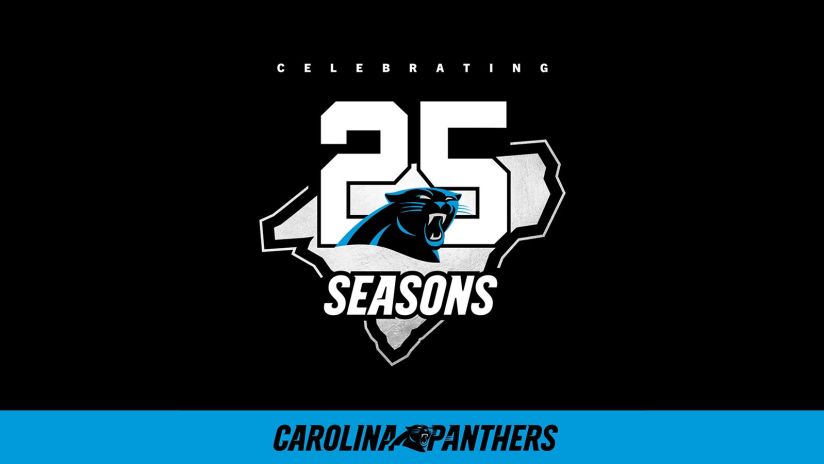 carolina panthers 25th season jersey