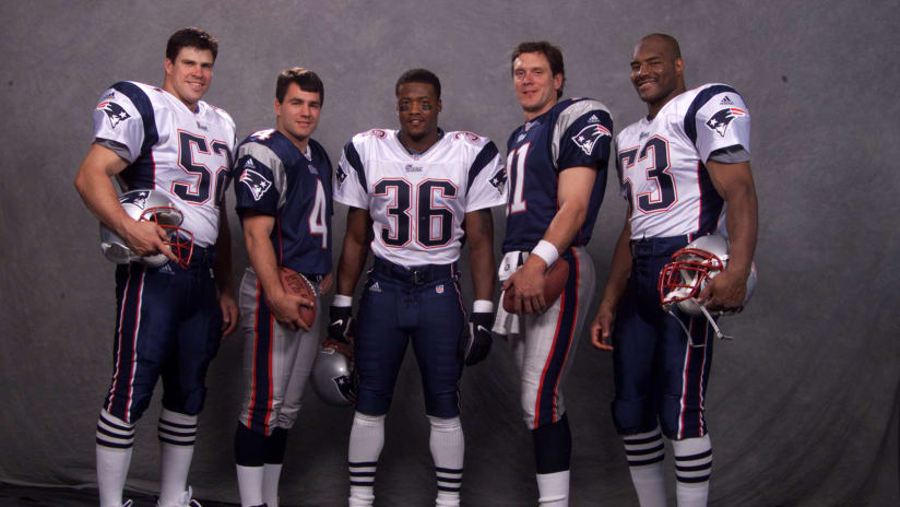 new england patriots jerseys through the years