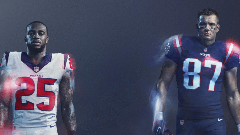Check out the 2016 Patriots Color Rush Jerseys