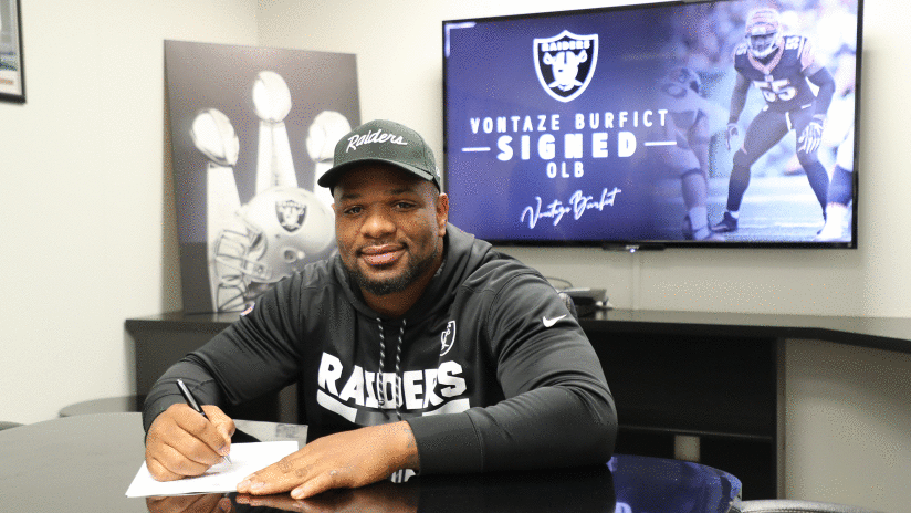 The Oakland Raiders have signed unrestricted free agent LB Vontaze Burfict, the club announced Tuesday.