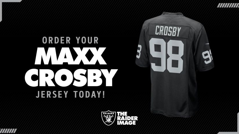 max crosby raiders jersey