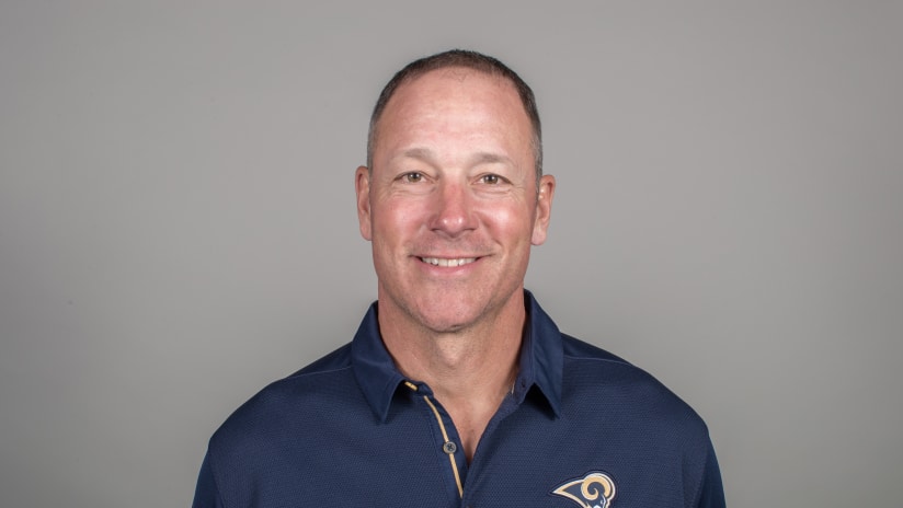 Aaron Kromer of the Los Angeles Rams headshot, Thursday, April 26, 2018, in Thousand Oaks, CA. (Jeff Lewis/Rams)