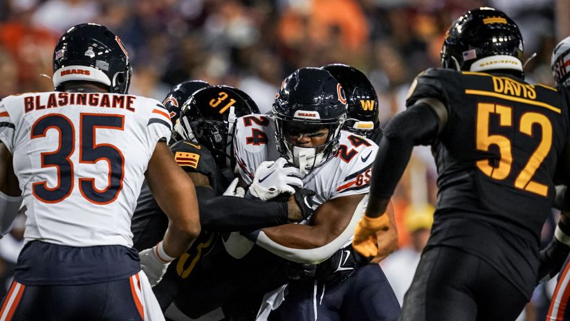 Photo gallery: Bears rock new orange helmets in loss to Commanders