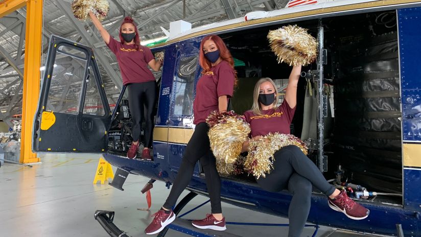 Washington Football Team dance team makes its debut 