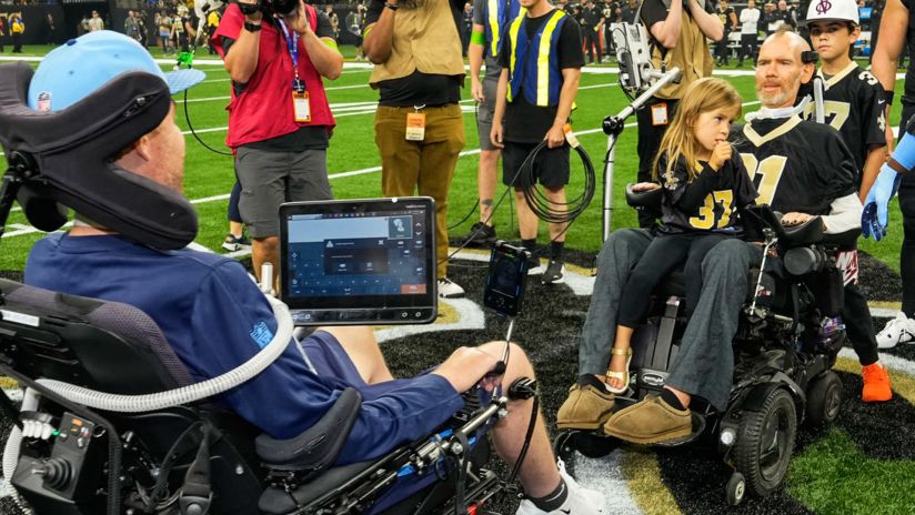 MLB Fan Battling ALS Receives a Customized Power Wheelchair During