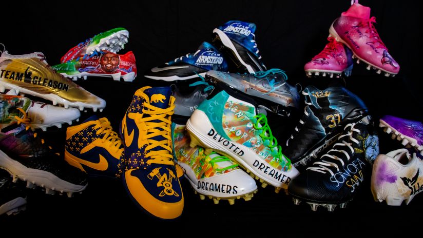 saints custom shoes