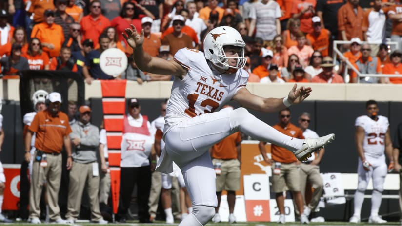 Seahawks Draft University Of Texas Punter Michael Dickson In