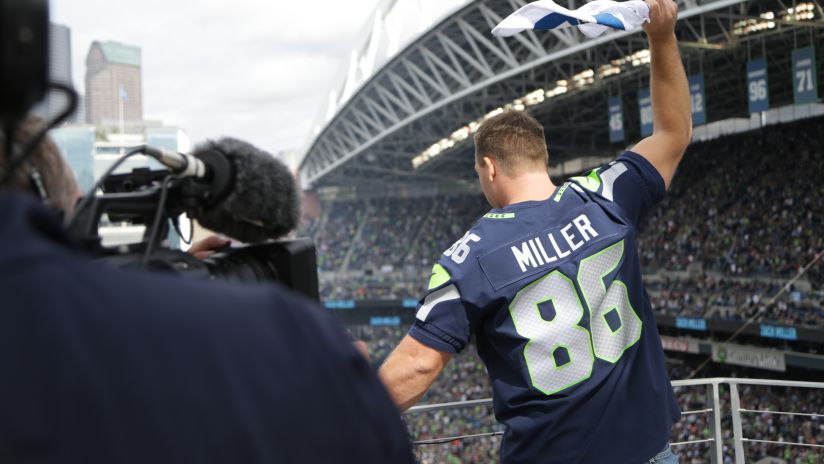 Seattle Seahawks Photos 12 Flag Raisers Seattle Seahawks