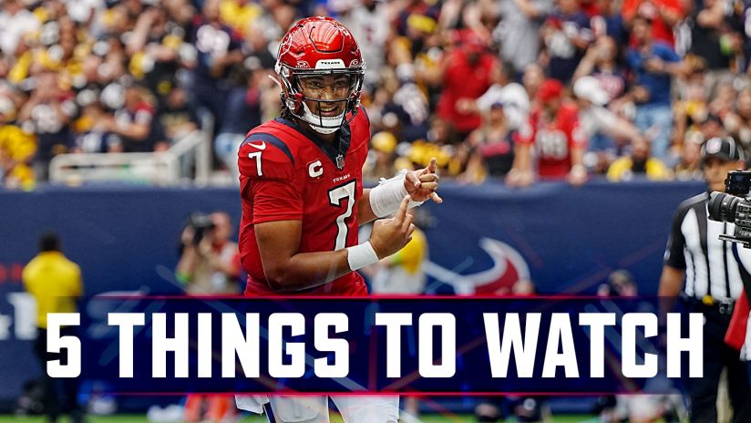 5 things to watch when Patriots play Houston Texans 