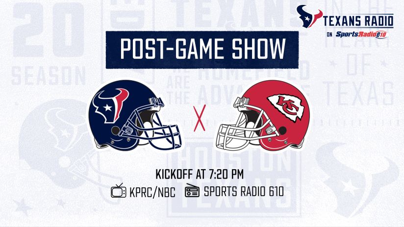 Post Game Show Texans At Chiefs Week 1