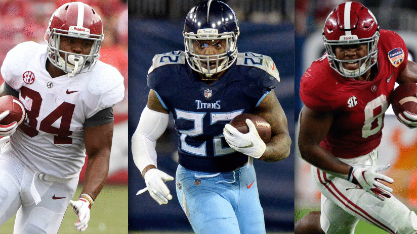 Alabama Backs Damien Harris Josh Jacobs Say Titans Rb