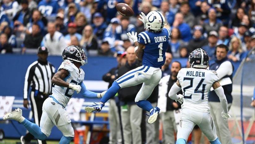 Indianapolis, Indiana, USA. 16th Oct, 2022. Indianapolis Colts defensive  lineman DeForest Buckner (99) during pregame of NFL football game action  between the Jacksonville Jaguars and the Indianapolis Colts at Lucas Oil  Stadium