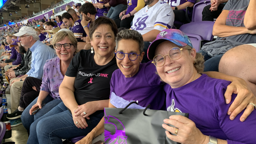 Let's Skol: Vikings fans tailgate outside U.S. Bank Stadium ahead