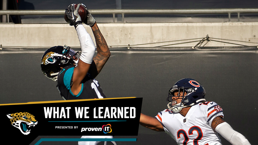 What We Learned Bears 41 Jaguars 17