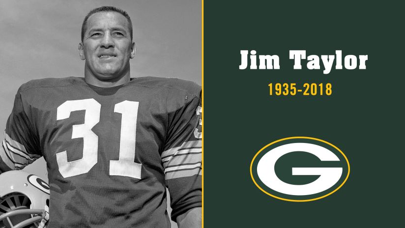 Former Packers FB Jim Taylor dies at 83