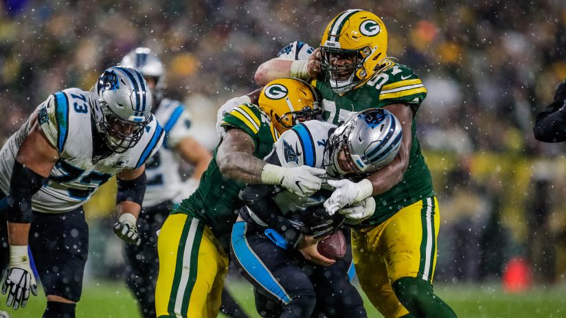 Watch It Again Packers Outlast Panthers In The Snow