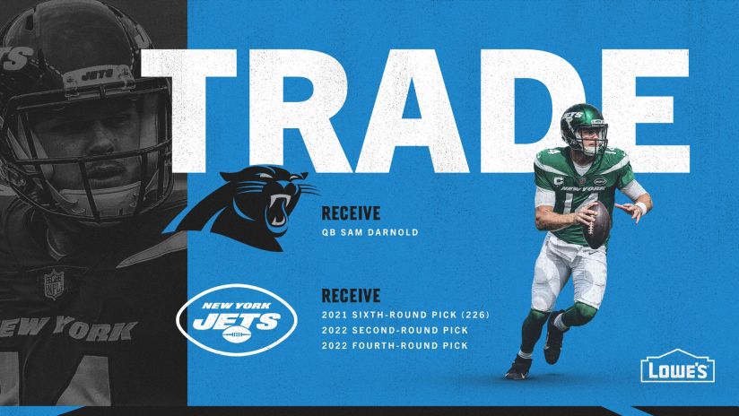 Panthers Trade For Quarterback Sam Darnold
