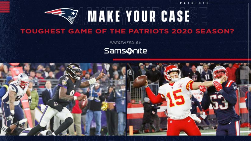 Samsonite Make Your Case Toughest Patriots Game Of 2020