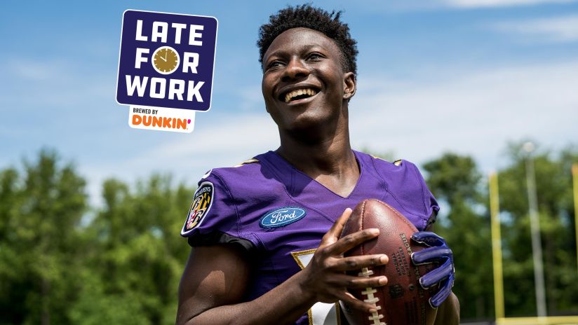 Late For Work 79 Marquise Brown Among Top Offensive Rookie