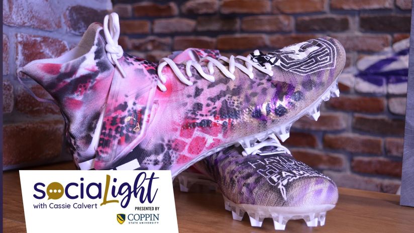 Ravens' Customized 'My Cause, My Cleats 
