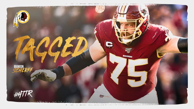 scherff redskins jersey