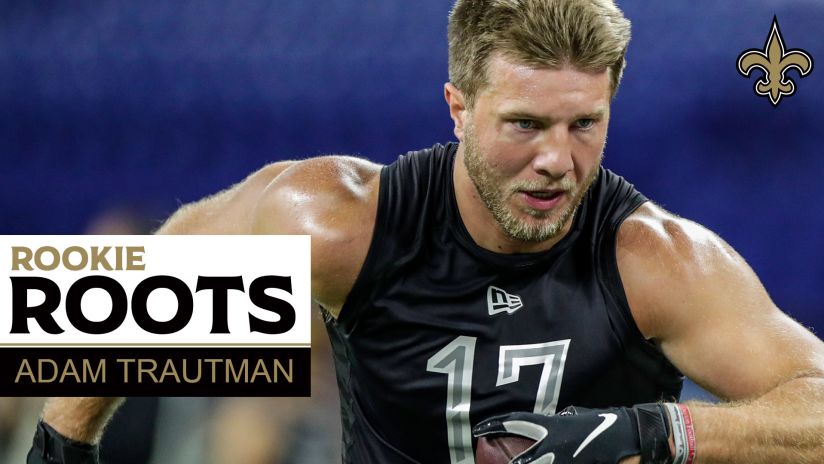 adam trautman saints jersey