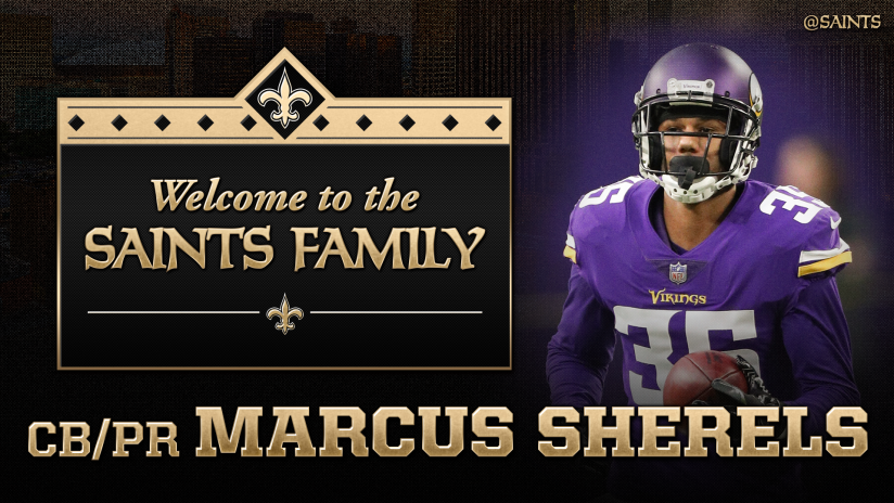 Saints Agree To Terms With CB/PR Marcus Sherels
