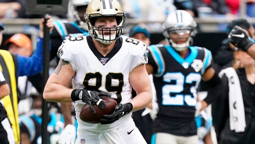 Tight end Josh Hill provides large presence for New Orleans Saints