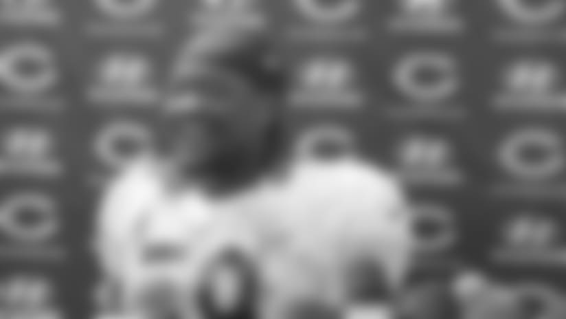 Trevathan: Good to get in there and put these pads on