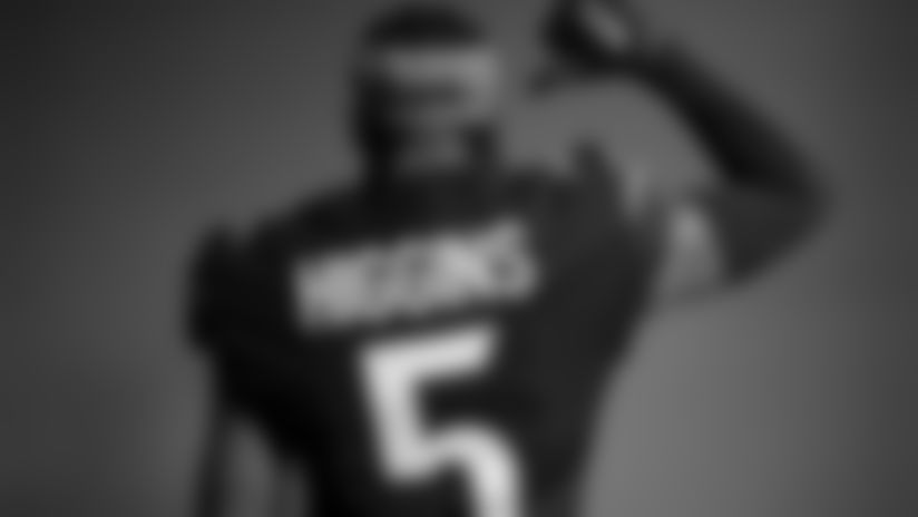Bengals WR Tee Higgins showcases his new number 5 jersey for the upcoming 2023 NFL Season. You can purchase the new jerseys starting Thursday at 10 AM at the Bengals Pro Shop or shop online at https://www.bengals.com/shop/.