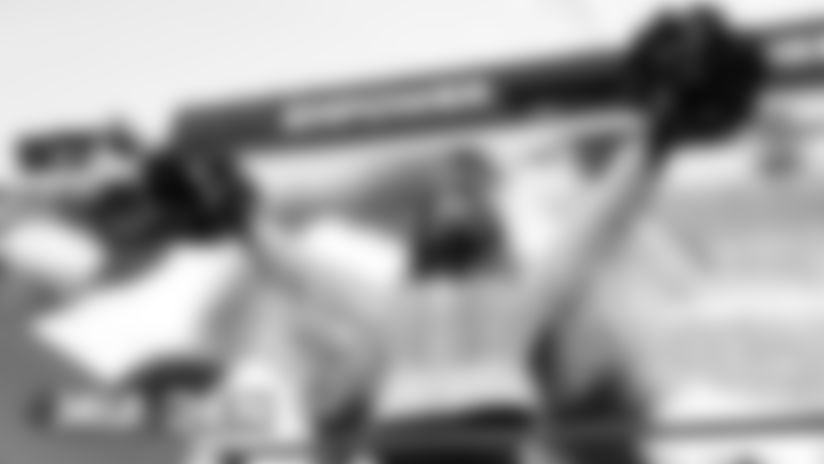 Photos of the Denver Broncos Cheerleaders' performances at Sunday's game against the Dolphins.