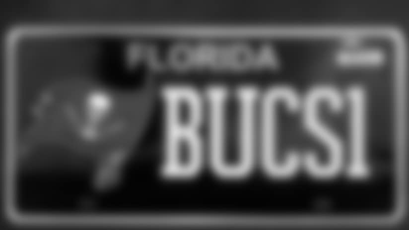 Buccaneers License Plate