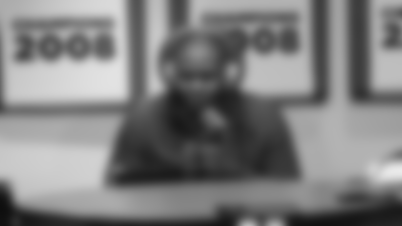 Cardinals defensive coordinator Vance Joseph makes an appearance on the Big Red Rage radio show