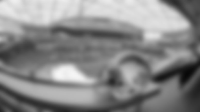 SoFi Stadium is photographed while under construction on Tuesday, August 4, 2020 in Inglewood, California.