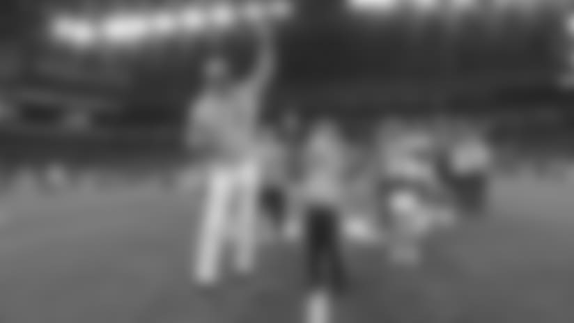 BELIEVE: Colts Junior Cheerleaders and Cancer Survivors dazzle at halftime of Bills/Colts