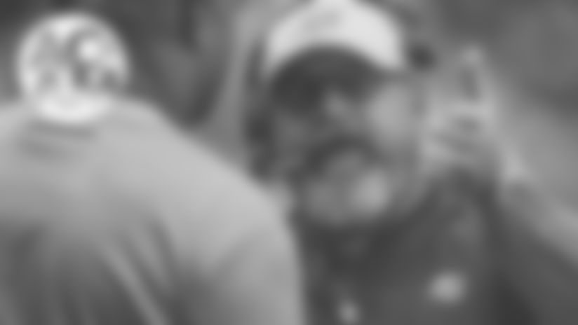 The Dolphins’ offensive line coach is beloved and respected by his unit.