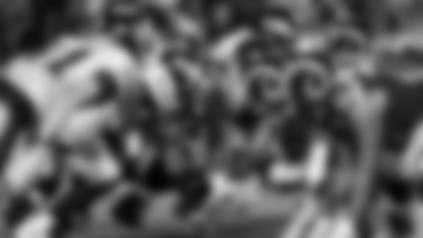Philadelphia Eagles vs. Los Angeles Rams at the Los Angeles Memorial Coliseum on December 16, 2018