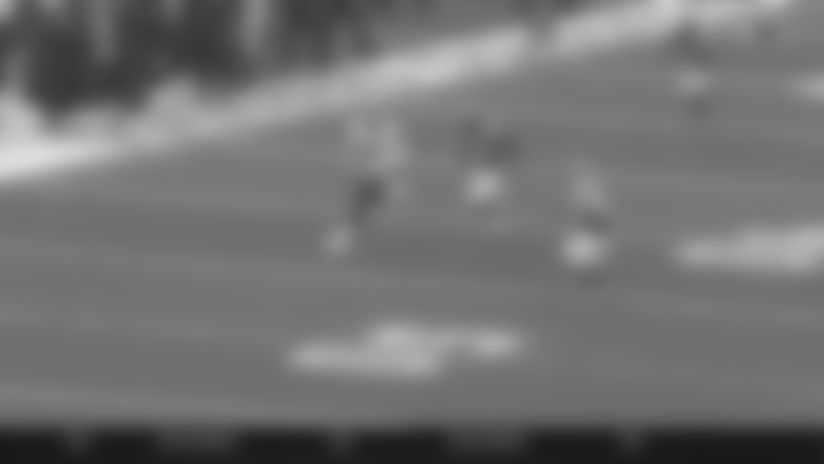 Dallas Goedert catches for a 32-yard Gain vs. Cleveland Browns