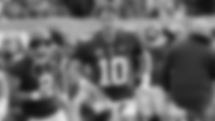 QB ELI MANNING
The two-time Super Bowl MVP made his 209th consecutive regular-season start, breaking a tie with his brother, Peyton, for the second-longest streak by a quarterback in NFL history.