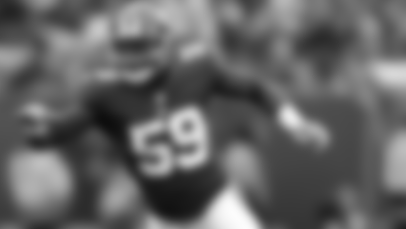 LB Lorenzo Carter discusses his goals foe next season after a productive rookie year