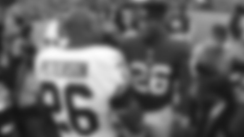 After tearing his ACL and MCL, Peterson ran for 2,097 yards and was named the league’s Most Valuable Player.