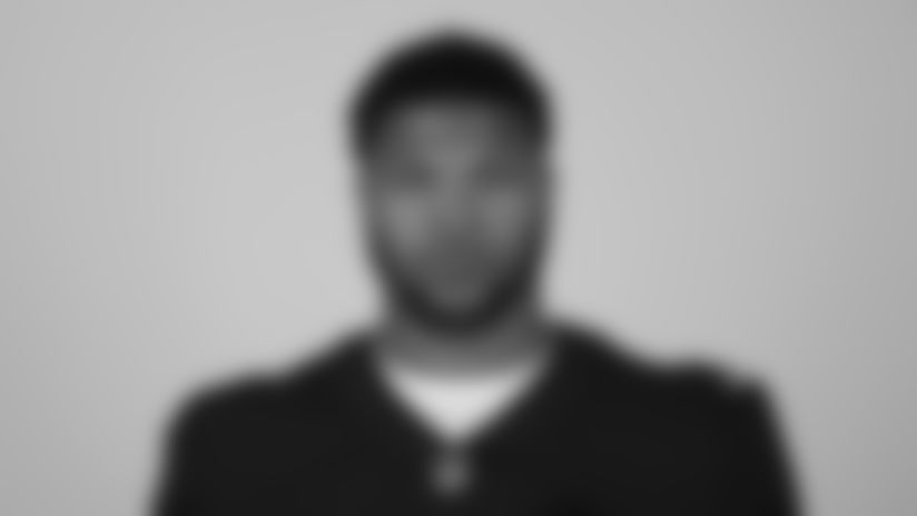 This is a 2020 photo of Devontae Booker of the Las Vegas Raiders NFL football team. This image reflects the Las Vegas Raiders active roster as of Sunday, Aug. 16, 2020 when this image was taken. (AP Photo)