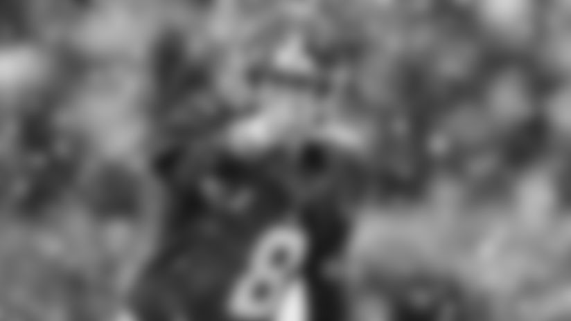 New York Giants quarterback Daniel Jones (8) during a week 13 regular season game against the Green Bay Packers at MetLife Stadium on Sunday December 1st, 2019 in East Rutherford, New Jersey