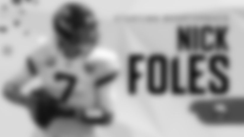 Nick Foles returns as starter after the bye week